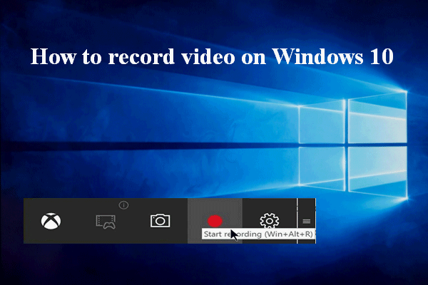 Sådan optager du video på pc Windows 10 [Løst]