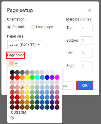 zmień kolor tła pliku PDF online