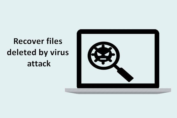 recuperar arquivos por miniatura de ataque de vírus