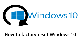 Suorita Windows 10: n tehdasasetukset