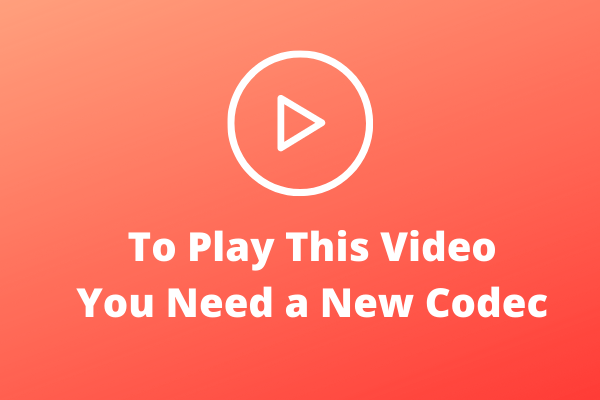 Bu Videoyu Oynatmak İçin Yeni Bir Codec