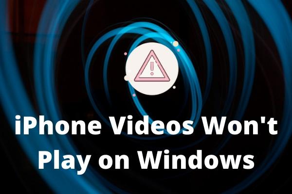 5 užitečných metod, jak opravit, že se videa z iPhone nebudou přehrávat ve Windows