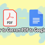 Wie konvertiert man PDF in Google Doc? Hier ist der Leitfaden!