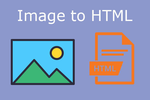 Как конвертировать изображения PNG и JPG в HTML