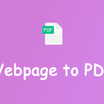 صفحة ويب إلى PDF | كيف يمكنك تحويل صفحة الويب إلى PDF؟