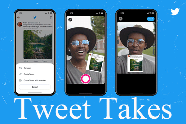 Nový formát Twitteru – Tweet napodobňuje videoreakciu TikTok