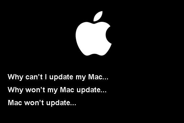 por que não posso atualizar a miniatura do mac