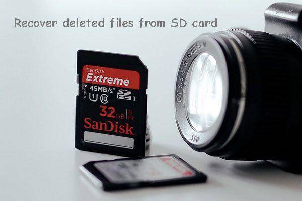 obnoviť zmazané súbory miniatúra SD karty -