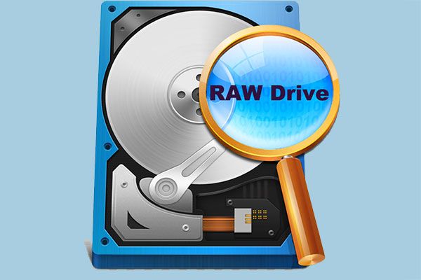 эскиз восстановления файлов на необработанном диске