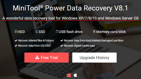 Възстановяване на данни с мощност MiniTool