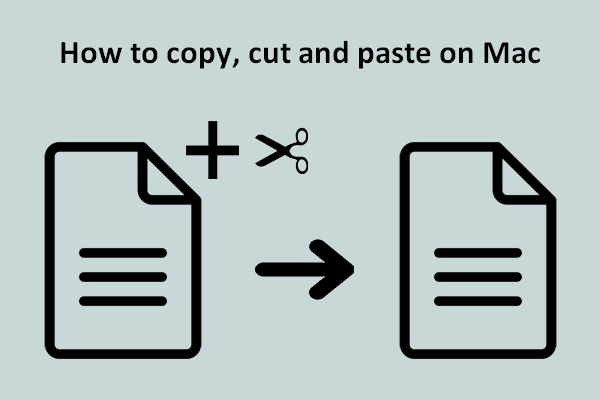 cortar, copiar e colar arquivos na miniatura do mac