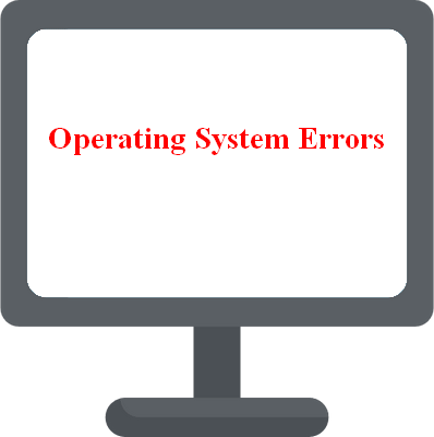 Erros do sistema operacional do computador