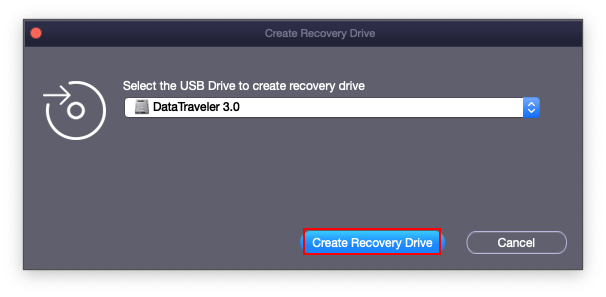 MiniTool Mac Data Recovery rendszerindítás