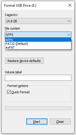 i-format ang GoPro SD card sa File Explorer