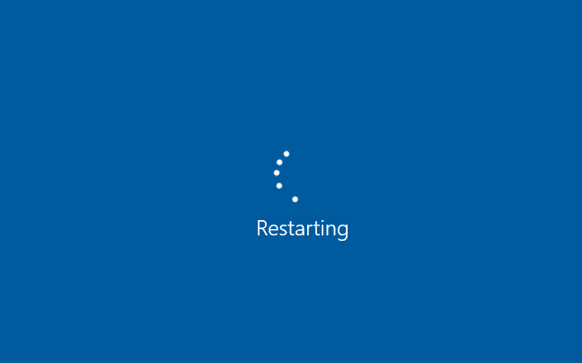 la computadora se reinicia aleatoriamente en Windows 10