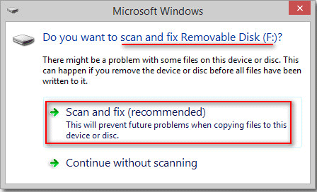 Windows Scan og Fix