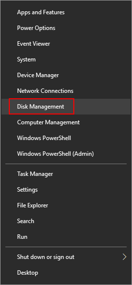 Diskhåndtering i Windows 10