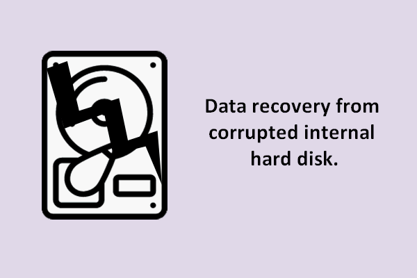 récupération de données miniature du disque dur interne corrompu