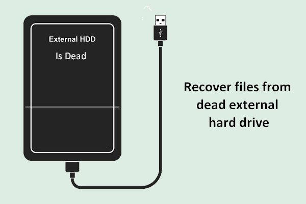 død ekstern harddisk opsving miniaturebillede