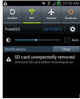 Thẻ SD bị xóa đột ngột