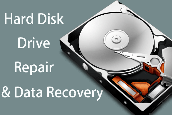 Sådan repareres harddisk og gendannelse af data i Windows 10/8/7 gratis [MiniTool-tip]
