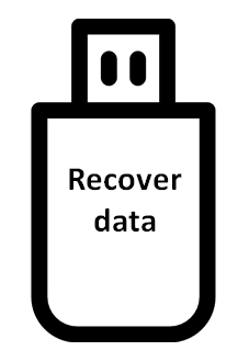 andmete taastamine katkisest USB-mälupulgast
