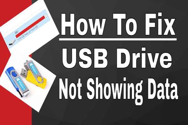 USB-drev viser ikke miniaturer af filer og mapper