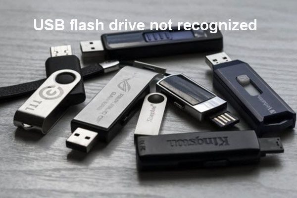 Jednotka USB flash nebyla rozpoznána