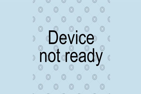 5 Λύσεις - Το σφάλμα της συσκευής δεν είναι έτοιμο (Windows 10, 8, 7) [Συμβουλές MiniTool]