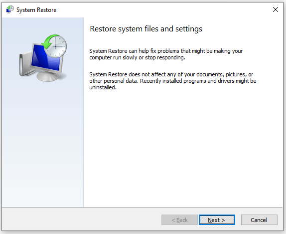   Windows 10/11 süsteemi taastamine