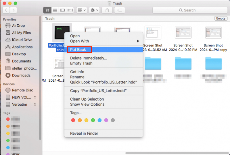   memulihkan file InDesign yang terhapus dari Sampah