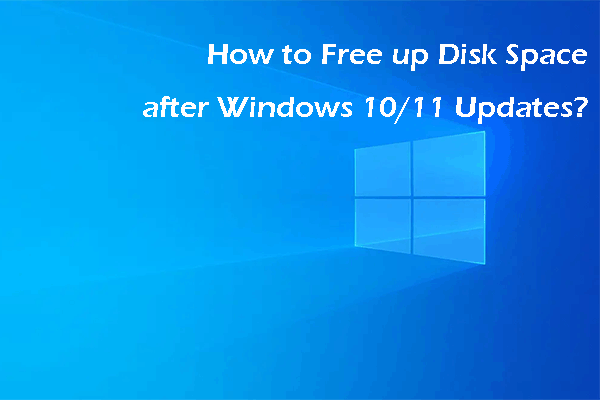 Hvordan frigjøre diskplass etter Windows 10/11-oppdateringer?