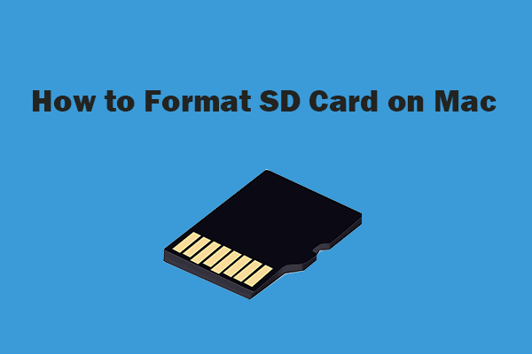 데이터 손실 없이 Mac에서 SD 카드를 포맷하는 방법 - 2가지 방법