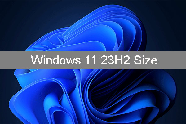 Величина оперативног система Виндовс 11 23Х2 је око 10% већа од Виндовс 10