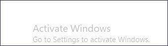 Activer le filigrane Windows