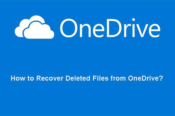 Comment récupérer des fichiers et dossiers supprimés de OneDrive ?