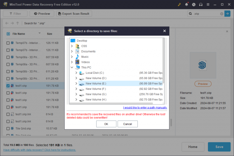   memulihkan file SKP yang hilang