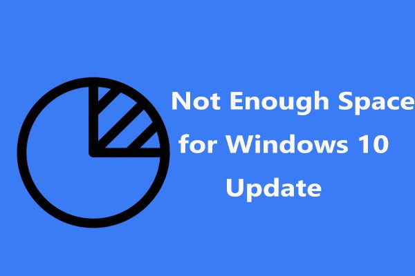 6 užitečných způsobů, jak opravit nedostatek místa pro aktualizaci Windows 10 [Tipy MiniTool]