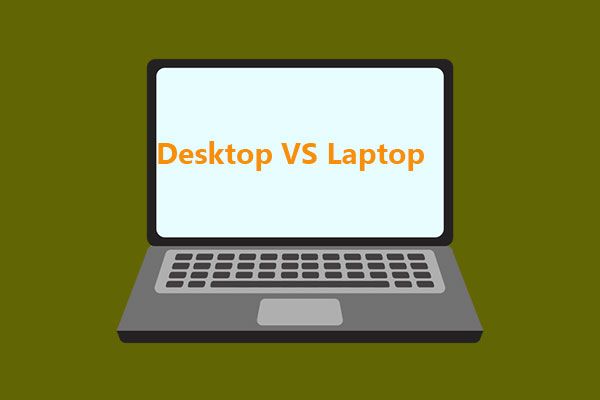 miniatura de desktop vs laptop