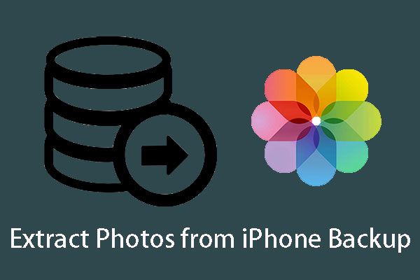 Mit diesen Methoden können Sie ganz einfach Fotos aus dem iPhone-Backup extrahieren [MiniTool-Tipps]