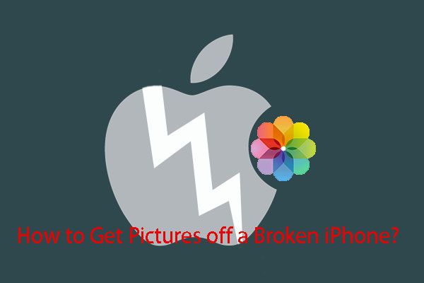 hvordan man får billeder fra brudt iPhone