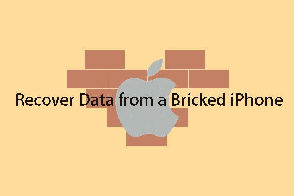 Es fácil recuperar datos de iPhone Bricked con MiniTool [MiniTool Tips]