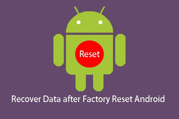 ανάκτηση δεδομένων Android μετά την επαναφορά εργοστασιακής μικρογραφίας