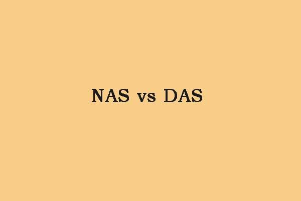 NAS와 DAS: 차이점은 무엇이며 어떤 것을 선택해야 합니까?
