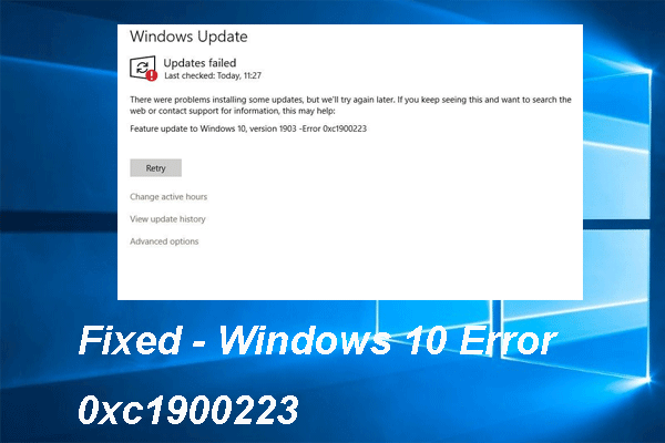 3 τρόποι επίλυσης σφαλμάτων λήψης των Windows 10 - 0xc1900223 [MiniTool News]