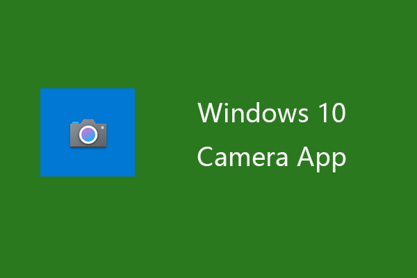 como abrir usar a miniatura do aplicativo de câmera do windows 10