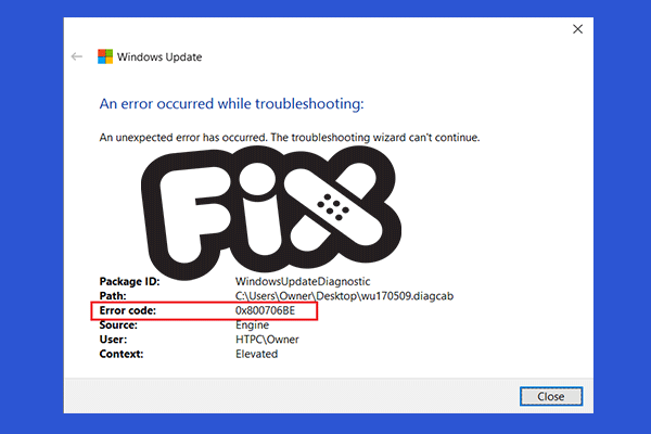 Průvodce opravou chyby Windows Update 0x800706BE - 5 pracovních metod [MiniTool News]