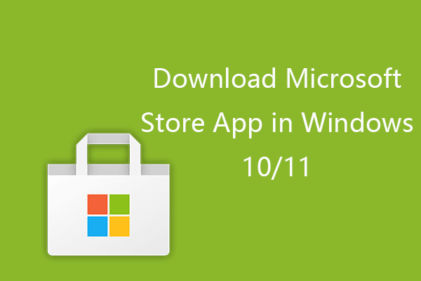 atsisiųsti „Microsoft Store“ programos „Windows 10 11“ miniatiūrą