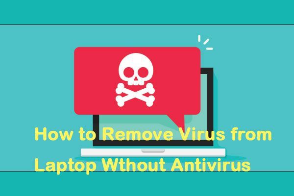 Entfernen Sie Viren ohne Antivirus-Miniaturansicht vom Laptop