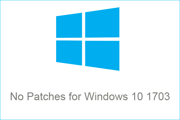 nenhum patch para windows 10 1703 miniatura